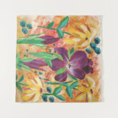 Vuur en iris tapijt wandkleed (Voorkant (horizontaal))