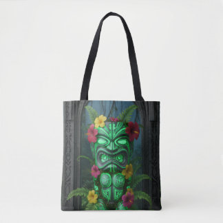 Vuur en Land Tiki Tote Draagtas