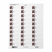 Vuur en redding etiket (Full Sheet)