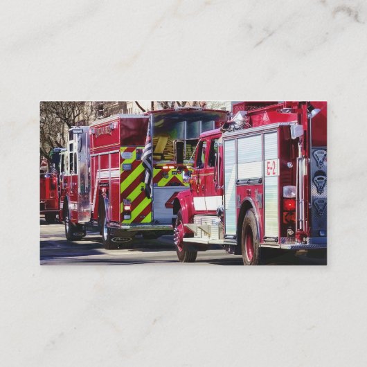 Vuur en redding visitekaartje (Achterkant)