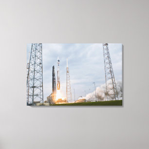 Vuur- en rooksignaal canvas afdruk