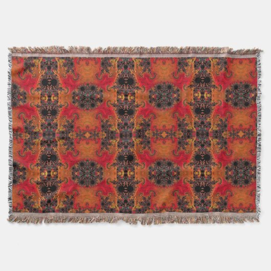 Vuur en schoonheid gooien deken (Voorkant)