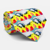 Vuur- en smeltijs stropdas (Opgerold)