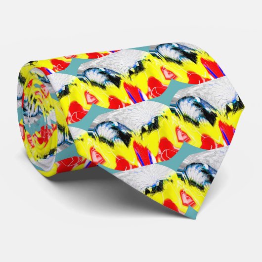 Vuur- en smeltijs stropdas (Opgerold)