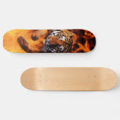 Vuur en tijger skateboard (Horizontaal)