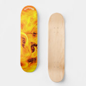 Vuur en vlammen skateboard (Voorkant)