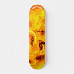 Vuur en vlammen skateboard