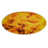 Vuur en vlammen snijplank (Hoek)