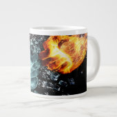 vuur en water extra grote beker (Voorkant rechts)