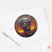 VUUR EN ZWAVEL STICKER (Envelop)