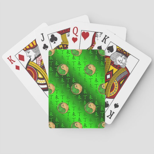 Vuur Geit Pokerkaarten (Achterkant)