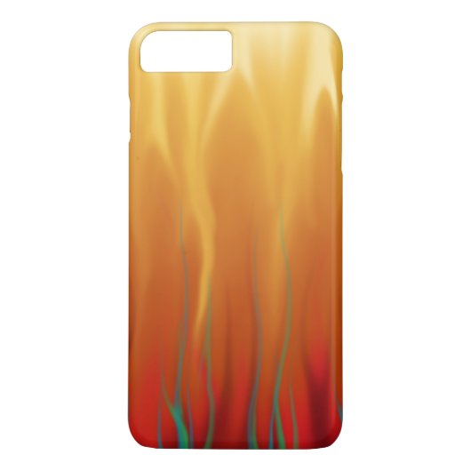 Vuur - Gesimuleerde Vlammen Abstracte Kunst Case-Mate iPhone Case (Achterkant)