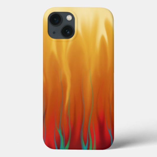 Vuur - Gesimuleerde Vlammen Abstracte Kunst Case-Mate iPhone Case (Achterkant)