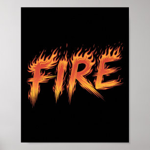 Vuur Halloween Kostuum Vuur IJs Matching Paren Poster