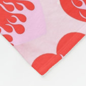 Vuur Hart Fleece Deken (Hoek)