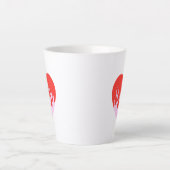 Vuur Hart Latte Mok (Voorkant)