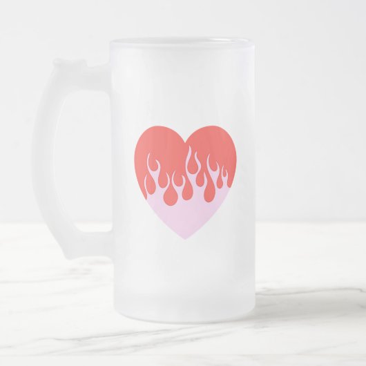 Vuur Hart Matglas Bierpul (Links)