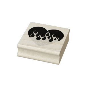 Vuur Hart Rubberstempel