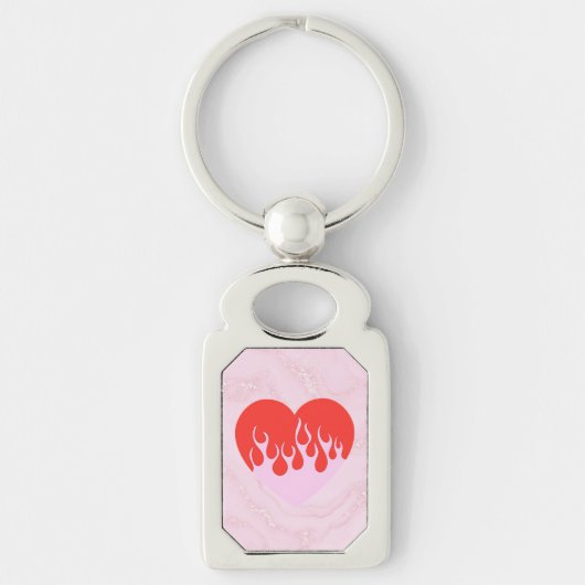 Vuur Hart Sleutelhanger (Voorkant)