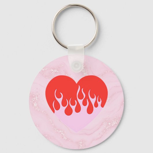 Vuur Hart Sleutelhanger (Voorkant)