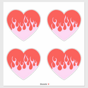 Vuur Hart Sticker