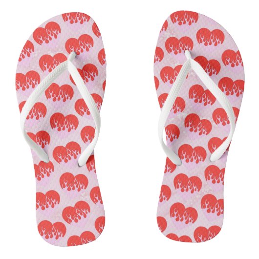 Vuur Hart Teenslippers (Voetbed)