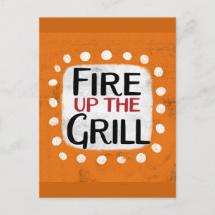 Vuur het Grill Briefkaart