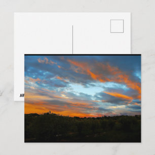 Vuur in de lucht briefkaart