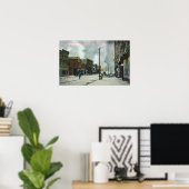 Vuur in derde straat, aardbeving 1906 poster (Thuiskantoor)