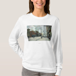 Vuur in derde straat, aardbeving 1906 t-shirt