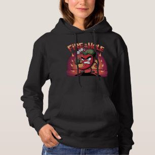 Vuur in het Gat Pittige Chili Pepper Funny Pepper Hoodie