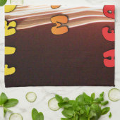 Vuur in mijn hart Art Print Theedoek (Gevouwen)