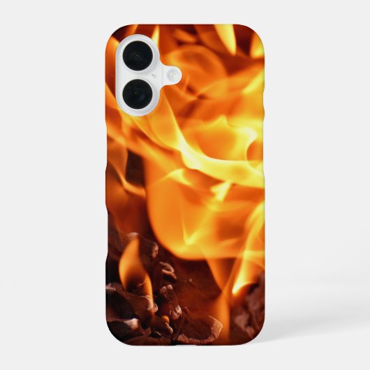 Vuur iPhone 16 Hoesje (Achterkant)