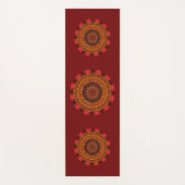 Vuur Mandala Yoga Mat (Voorkant)