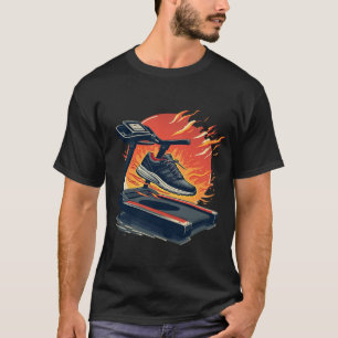 Vuur op de loopband Explosieve cardio & hardlope T-shirt