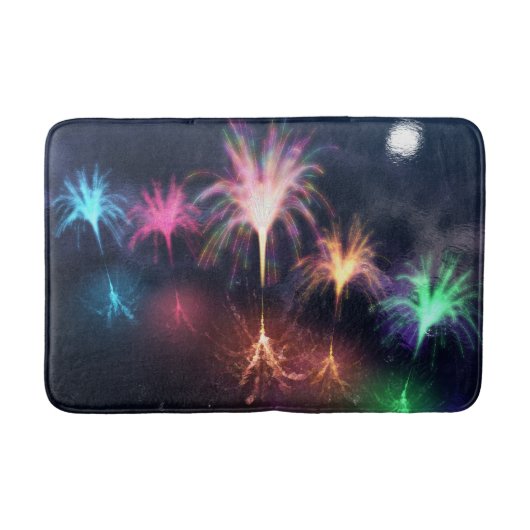 Vuur op de waterbadmat badmat (Voorkant)