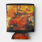 Vuur op glasKoelbox Blikjeskoeler (Achterkant)