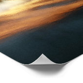 Vuur op het water poster (Hoek)