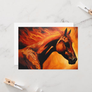 vuur paard, paard, dieren, vlam, vuur kaart
