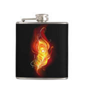 Vuur Paauwenveer Heupfles (Voorkant)