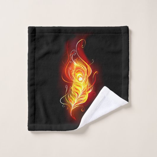 Vuur Pauwveer Bad Handdoek (Wasdoekje)