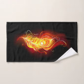 Vuur Pauwveer Bad Handdoek (Handdoek)