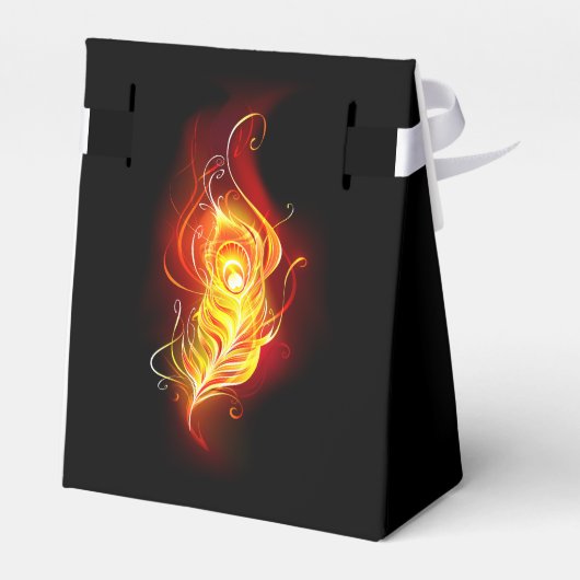 Vuur Pauwveer Bedankdoosjes (Achterkant)