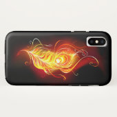 Vuur Pauwveer Case-Mate iPhone Case (Achterkant (horizontaal))