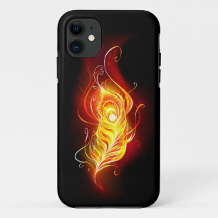 Vuur Pauwveer iPhone 11 Hoesje
