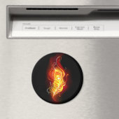 Vuur Pauwveer Magneet (Insitu (Vaatwasser))