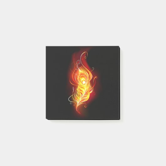 Vuur Pauwveer Post-it® Notes (Voorkant)