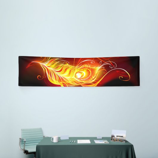 Vuur Pauwveer Spandoek (Beurs)