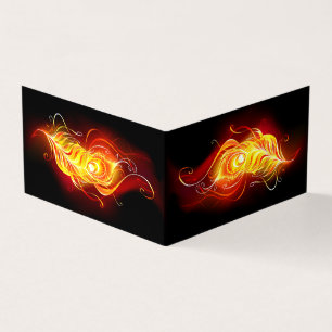 Vuur Pauwveer Visitekaartjes