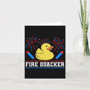 Vuur Quacker Rubber Eend 4 juli Vuurwerk  Kaart